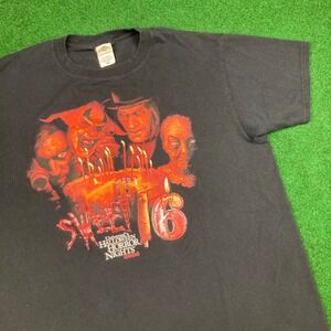 Vintage Halloween Horror Nights Shirt Mens XL Black 2006 Sweet 16 Jack The Clown